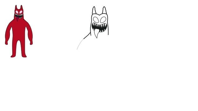 How To Draw EVIL BANBAN From GARDEN Of BANBAN 3 |COMO DIBUJAR A EVIL BANBAN DE GARTEN OF BANBAN 3