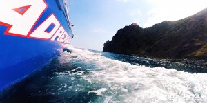 Черное море, Крым, прогулка на катере...