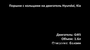 Новые поршни с кольцами EPNS0732 на двигатели 1 6л бензин G4FJ на Kia и Hyundai