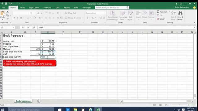 Excel 2016 from Scratch. Exercise - What-If-Analysis B смотреть онлайн