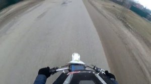 замер максимальной скорости на питбайке BSE 150