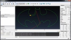 CAMotics CAM Simulation Batman