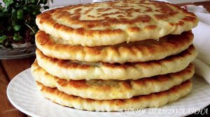 Вкусные Лепёшки с яйцом и зелёным луком!///Delicious Tortillas with egg and green onions