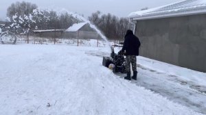 Снегоуборщик Чемпион в деле. Дом в деревне и наши мечты. Надежда Назарова