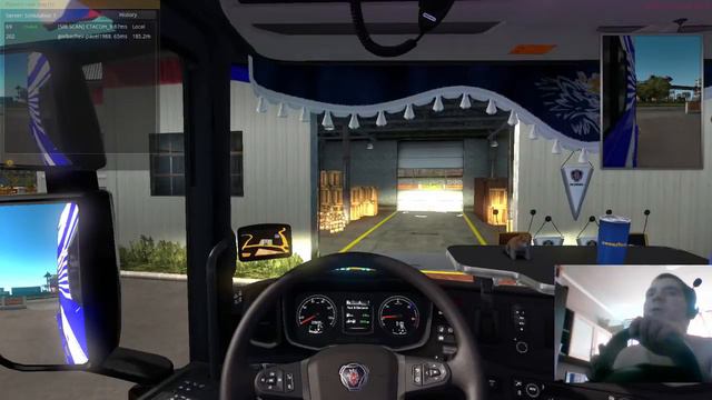 Euro Truck Simulator 2МР / грузоперевозки /Руль Genius / + 18 смотреть онлайн
