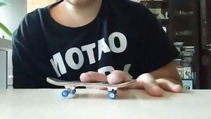 Как сделать 360 shove it на Фингерборде?