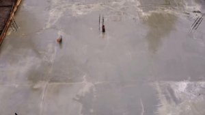 Монолитная плита с ростверком на сваях