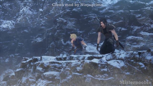 Zack with young Cloud SOLDIER 1st class - Crisis Core FF7 Reunion Mod