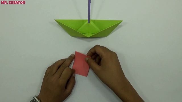 How To Make Paper Boat With Flag | DIY Origami Pirates Boat Making смотреть онлайн
