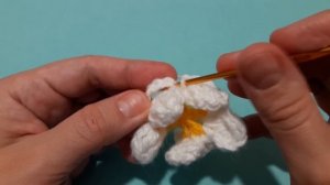 Квадратный мотив с ромашкой. Крючок для начинающих. Вязание крючком 2019.