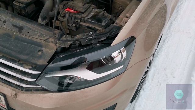 VW POLO BI LED AOZOOM A5 + смотреть онлайн