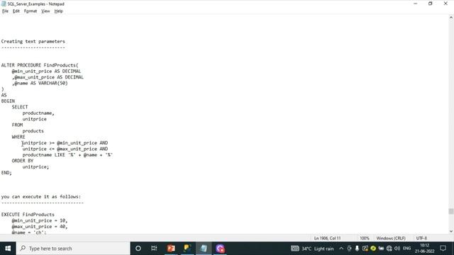 Stored Procedures in SQL Server-MS SQL Server full course in Telugu-Lesson-40