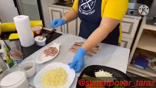 Рулет ролл из селёдки. Майшабақ орамы.Қазақша рецепт. Закуска.