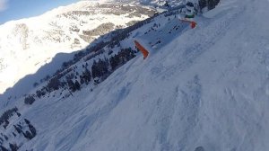 Спуск с трассы Harakiri в Mayrhofen