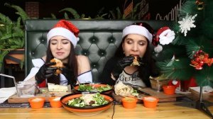 БУРГЕРЫ В BURGERSTATION MUKBANG не asmr / eating show Ayka Emilly❤