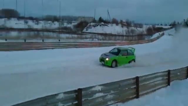 R.Kvaraciejus Mitsubishi Colt 4WD testai Versmėje