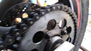 Отечественная сальниковая цепь на японский байк