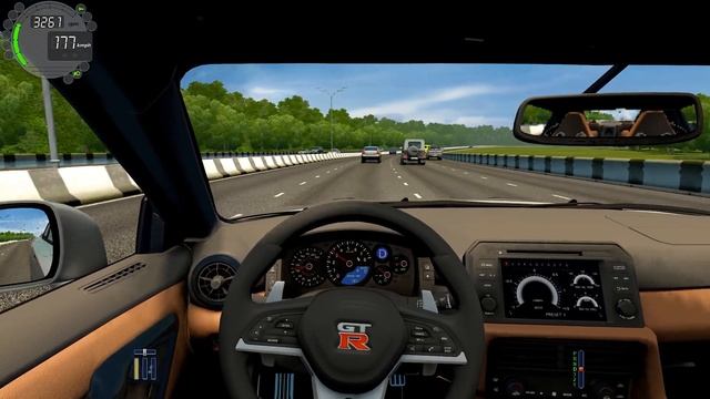 Nissan GT-R | City Car Driving смотреть онлайн