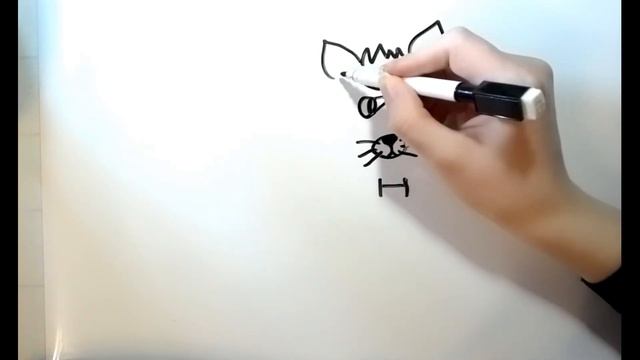 легкие рисунки из РУССКИХ слов (кот)/How to turn the words cat into a cartoon