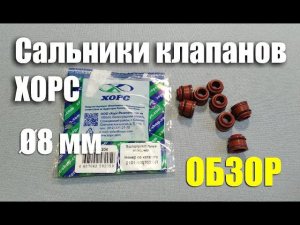 Обзор маслосъемных колпачков Хорс Ø8 мм для ВАЗ-2101-07 (арт. 2101-1007026-Л)