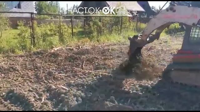 Выкорчёвка, расчистка, выравнивание участка, вывоз мусора