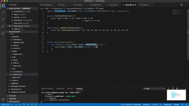 Create a Mac Calendar App #1: Adding Components and Date Utils смотреть онлайн