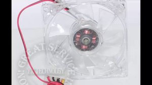 вентилятор охлаждения со СВЕТОДИОДНЫМИ огнями корпуса 80*80*25 для ПК
