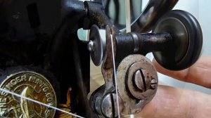 SINGER 1908 г. Первые стяжки посла ремонта