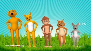 Animal Finger Family - Finger Family Song - 3D Animation Nursery Rhymes & Songs for Children