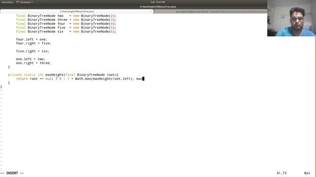 JAVA DATA STRUCTURE BINARY TREE : Find Height Of Binary Tree смотреть онлайн