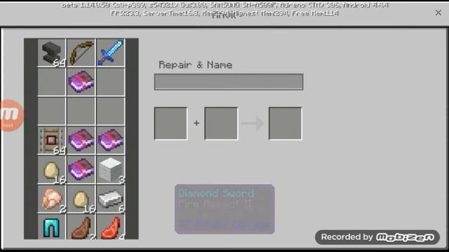 How to make fire sword and bow in minecraft