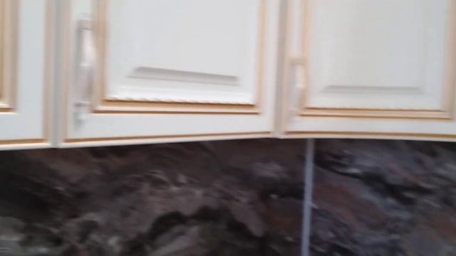 Кухня Инканто Ваниль с патиной золото Кубань мебель . смотреть онлайн