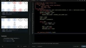 K reverse linked list (Python)