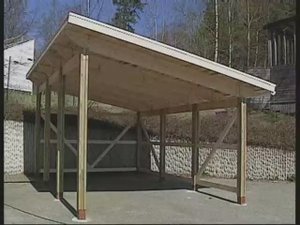 Как построить навес для автомобиля своими руками?