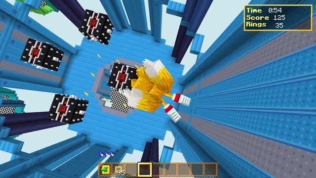 Попробуй собрать все кольца! | Соник В Майнкрафте! ► Sonic The Hedgehog смотреть онлайн