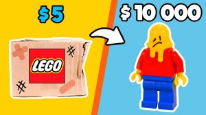 $5 vs $10000 LEGO МИСТЕРИ БОКСЫ