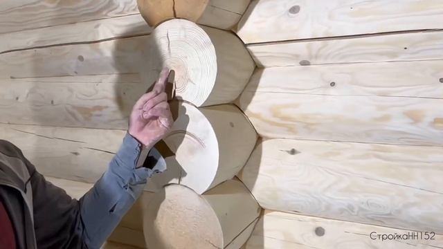 ШЛИФОВКА СРУБА БАНИ-ДОМА  Часть 1 [ТОРЦЫ] смотреть онлайн