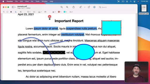 The Mac Preview PDF Markup Tools
