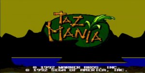 Игра "TAZ MANIA" на игровую приставку SEGA