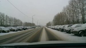 Автозавод НЕФАЗ зимой.