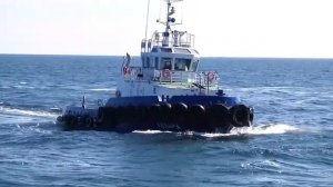 Буксир Gepard. Морской буксир. Испытания буксира