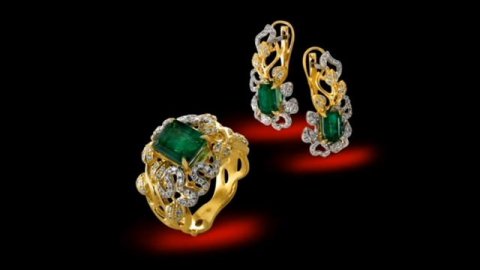 КОЛЛЕКЦИЯ УКРАШЕНИЙ "ГАРНИТУРЫ ДЛЯ ЖЕНЩИН" С ДРАГОЦЕННЫМИ КАМНЯМИ ОТ ЮВЕЛИРНОЙ КОМПАНИИ "КАРАТ"