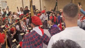 Традиционный парад арабов-христиан - Благовещение в Назарете - Патриаршая Служба