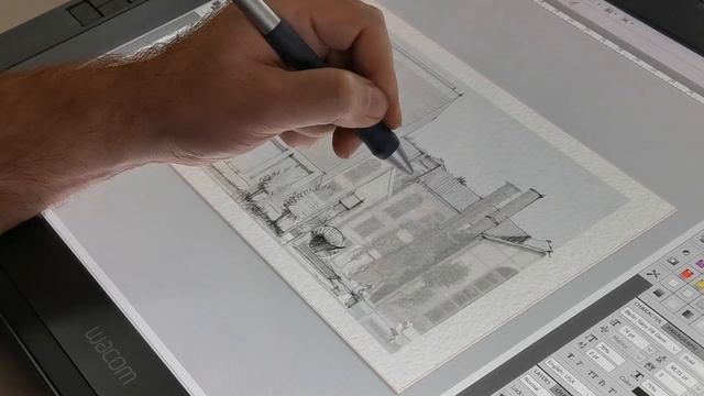 SANTRAL ISTANBUL MUSEUM OF CONTEMPORARY ARTS - Architectural Sketch, Artistic Sketch on Photoshop смотреть онлайн