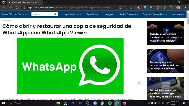 Cómo Abrir y Restaurar una Copia de Seguridad de WhatsApp con WhatsApp Viewer смотреть онлайн