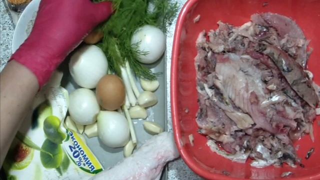 Принцип приготовления рыбного фарша из костлявой рыбы.Рыбный фарш без больших усилий.Легкий способ.