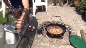 Готовим плов на сковороде-бороне. #Плов