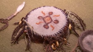 "Игры узоров" - делаем шаманский бубен из шерсти (Бийское телевидение)