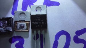 Транзисторы Infineon IRF3205 и Infineon IRF3205Z с Чипа и Дипа.