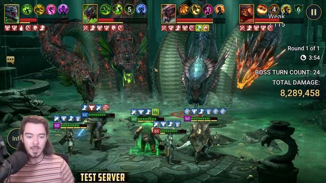 MICHINAKI Showcase - New Hydra Badass!! | Raid: Shadow Legends (Test Server)
